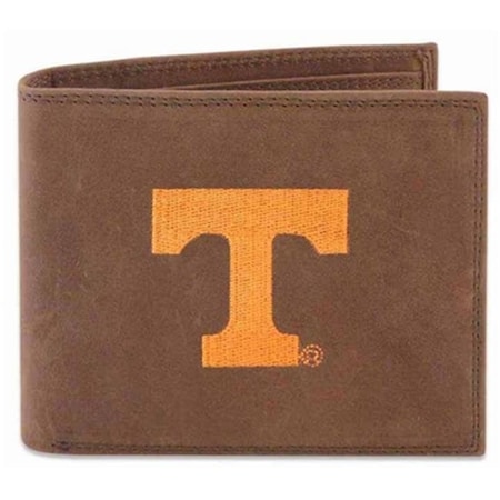 Zeppelinproducts ZeppelinProducts UTN-IWE1-CRZH-LBR Tennessee Passcase Embroidered Leather Wallet UTN-IWE1-CRZH-LBR
